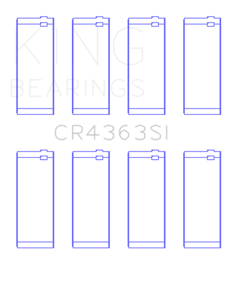 King GM 134 DOHC Ecotec 2.2L Connecting Rod Bearings - (Set of 4) King Engine Bearings Bearings  AXOPROS