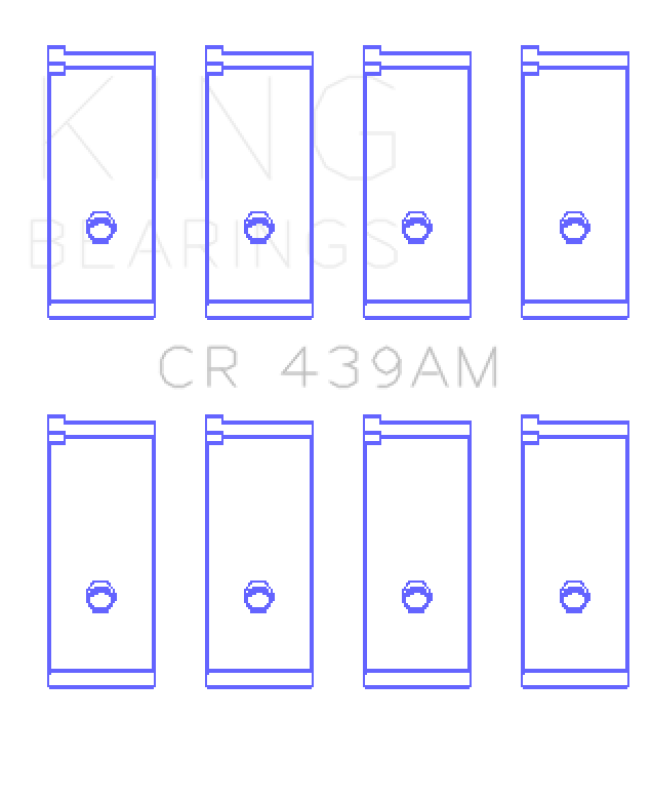 King Honda A18A1/A20A1/B20A3/BS1/ES/ET1-2 Connecting Rod Bearing Set King Engine Bearings Bearings  AXOPROS