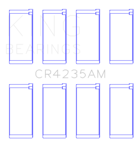 King Hyundai 2.0L G4GC Rod Bearing Set - Size STD King Engine Bearings Bearings  AXOPROS