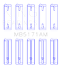 King Mazda FS-DE L4/FP L4/FS L4  DOHC 16 Valve Main Bearing Set - Size STD King Engine Bearings Bearings  AXOPROS