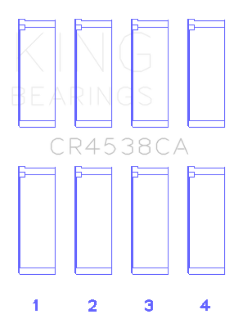 King Mini Cooper S/Cooper S Conv/Works W11B16A Rod Bearing Set - Size +0.5mm King Engine Bearings Bearings  AXOPROS
