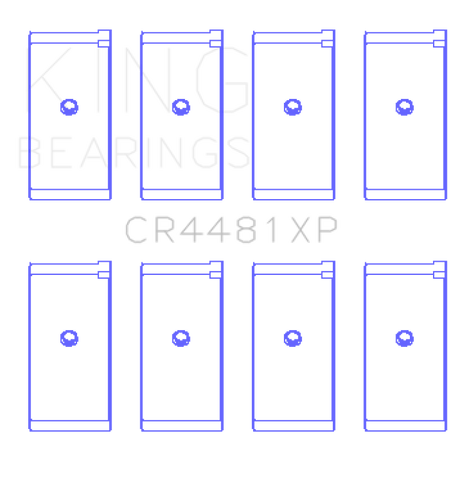 King Mitsubishi 4G63/4G64 6 Bolt 1st Gen DSM Performance Rod Bearing Set - Size STD King Engine Bearings Bearings  AXOPROS
