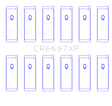 King Nissan RB25/RB26 Performance Rod Bearing Set - Size +0.25mm King Engine Bearings Bearings  AXOPROS