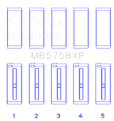 King Peugeot EP6 1.6L/BMW N14B16C Main Bearing Set - Size STD King Engine Bearings Bearings  AXOPROS