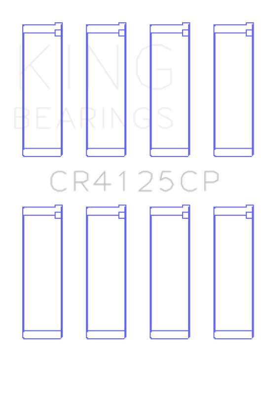 King Subaru EJ20/EJ22/EJ25 (Including Turbo) Performance Rod Bearing (Set of 4) King Engine Bearings Bearings  AXOPROS