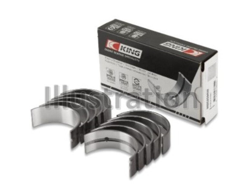 King Toyota 1ZZ-FE Main Bearing Set - Size STD King Engine Bearings Bearings  AXOPROS