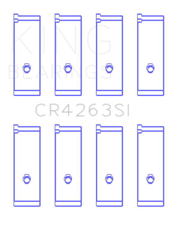 King Toyota 1ZZ-FE Rod Bearing Set - Size STD King Engine Bearings Bearings  AXOPROS