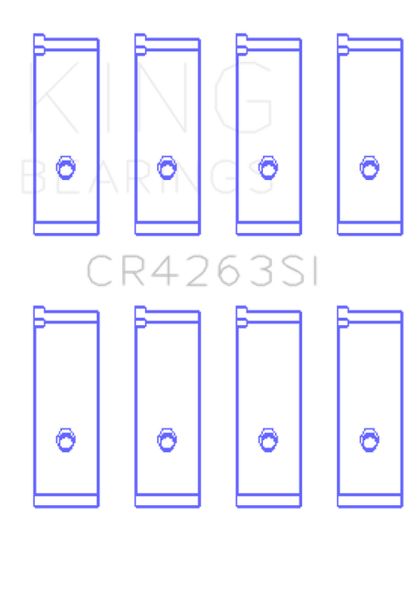 King Toyota 1ZZ-FE Rod Bearing Set - Size STD King Engine Bearings Bearings  AXOPROS