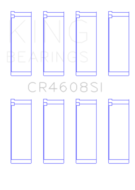 King Toyota 2ZZ-GE Connecting Rod Bearing Set (Set of 4) - Size STD King Engine Bearings Bearings  AXOPROS