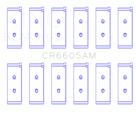 King Toyota 5ME/5MGE/7MGE/7MGTE Rod Bearing Set - Size STD King Engine Bearings Bearings  AXOPROS