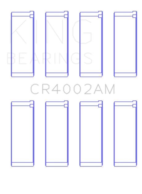 King Ford/Kia/Mazda DOHC 16 Valve/SOHC 16 Valve/SOHC 8 Valve Rod Bearing Set - Size STD King Engine Bearings Bearings  AXOPROS