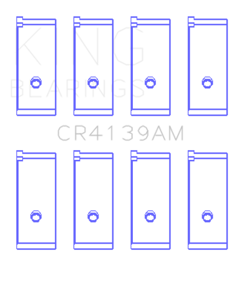King Honda 91CI/1.5L D15A2/D15A3/D15B1/D15B2/D15B7/D15B8/D15Z1 Rod Bearing Set - Size STD King Engine Bearings Bearings  AXOPROS