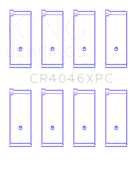 King Honda B20B4/B20Z2/D16 Series/ZC 16V pMaxKote Performance Rod Bearing Set - Size STD King Engine Bearings Bearings  AXOPROS