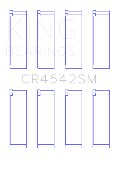 King Honda K-Series (Except A3) 16v 2.0L/2.3L/2.4L Connecting Rod Bearing Set (Set of 4) King Engine Bearings Bearings  AXOPROS