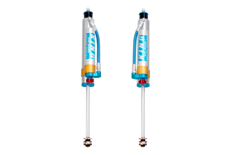 King Shocks 07-18 Jeep Wrangler JK Front 2.5 Dia Piggy Hose Res Shock 3-5in Lift w/Adjuster (Pair) King Shocks Shocks and Struts  AXOPROS