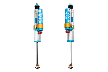 King Shocks 2005+ Ford F-250 4WD Front 2.5 Dia Remote Reservoir Shock w/Adj for 1-2.5in Lift (Pair) King Shocks Shocks and Struts  AXOPROS