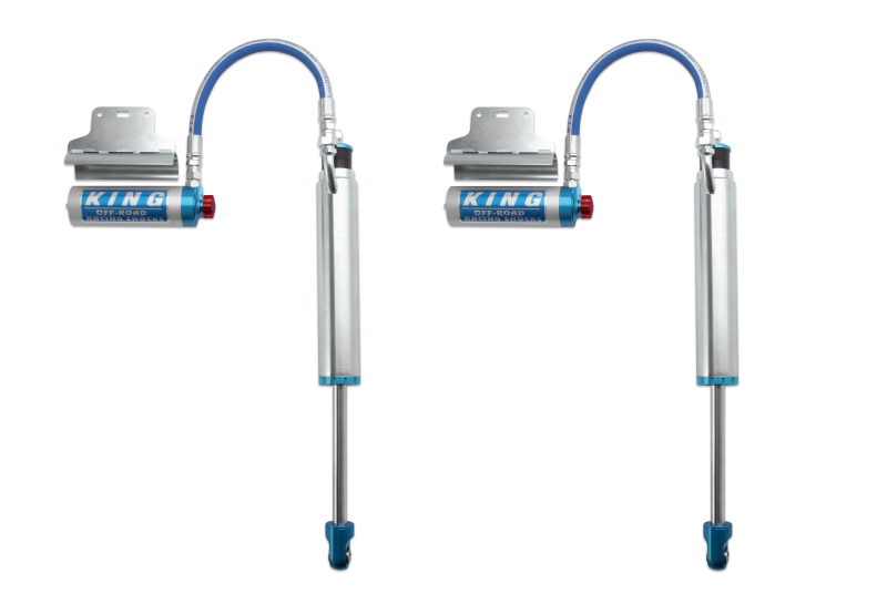 King Shocks 2005+ Toyota Tacoma (6 Lug) Rear 2.5 Dia Remote Reservoir Shock w/Adjuster (Pair) King Shocks Shocks and Struts  AXOPROS