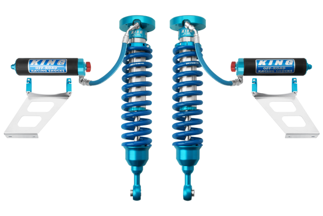 King Shocks 2007+ Toyota Tundra 2.5 Dia Front Coilover w/Remote Reservoir w/Adjuster (Pair) King Shocks Coilovers  AXOPROS