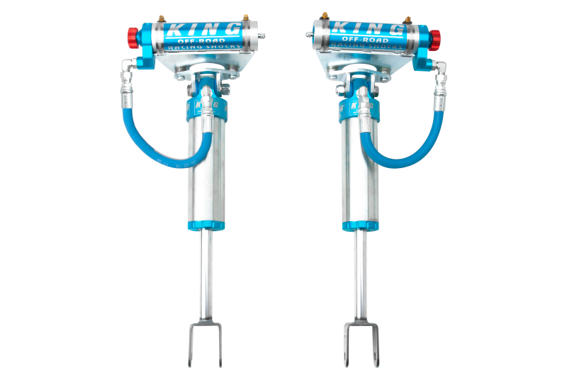 King Shocks 2011+ Chevrolet Silverado 2500/3500/HD Front 2.5 Dia Remote Res Shock w/Adjuster (Pair) King Shocks Shocks and Struts  AXOPROS