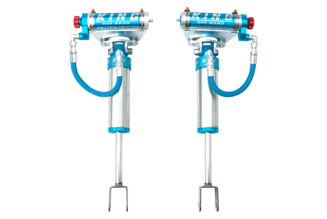 King Shocks 2011+ Chevrolet Silverado 2500/3500/HD Front 2.5 Dia Remote Res Shock w/Adjuster (Pair) King Shocks Shocks and Struts  AXOPROS