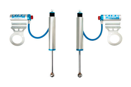 King Shocks 2014+ Ram 2500 4WD Front 2.5 Dia Piggy Hose Shock w/Adjuster (Pair) King Shocks Shocks and Struts  AXOPROS
