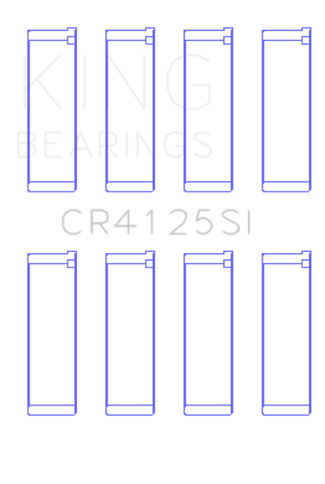 King Subaru EJ20/EJ22/EJ25 (Including Turbo) Silicone Bi-Metal Alum Rod Bearing Set - Size STD King Engine Bearings Bearings  AXOPROS