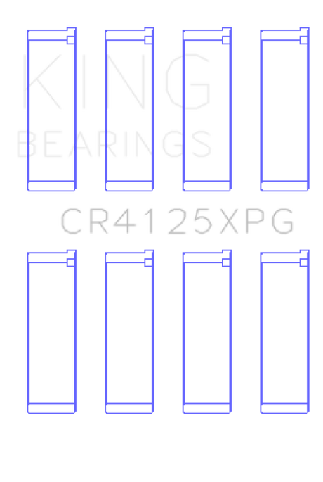 King Subaru EJ20/EJ22/EJ25 (Suites 52mm Journal Size) Tri-Metal Perf Rod Bearing Set - Size +.026mm King Engine Bearings Bearings  AXOPROS