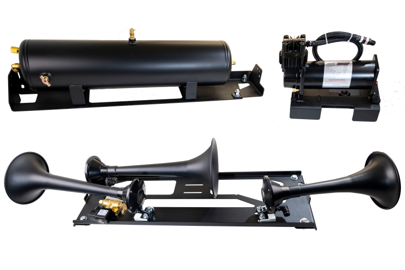 Kleinn 23-24 Ford F-250/ F-350/ F-450 Onboard Air System w/ Model 730 Horns Kleinn Air Horns Horns  AXOPROS