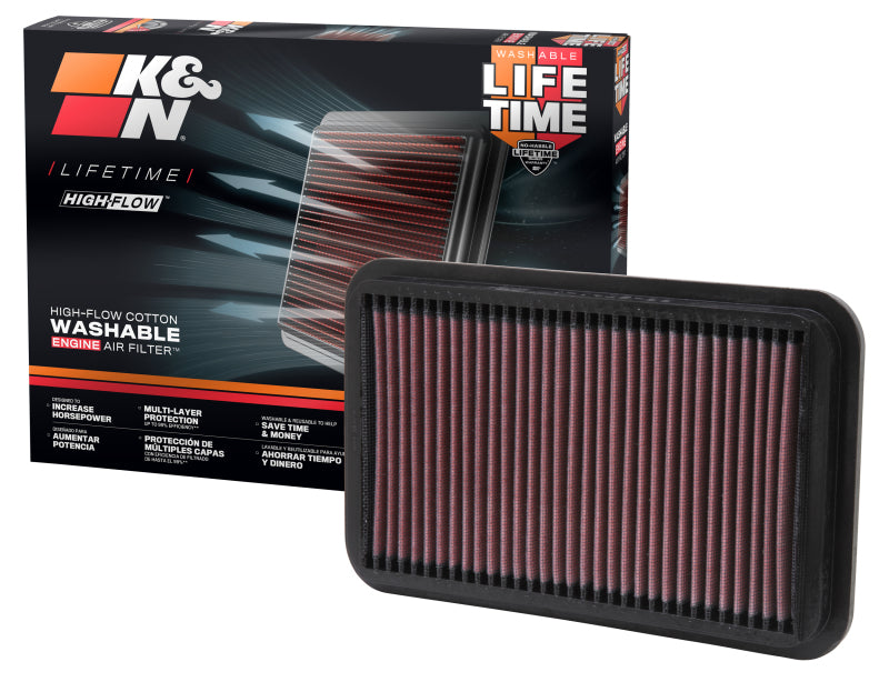 K&N 00-05 Celica GT & GT-S Drop In Air Filter K&N Engineering Air Filters - Drop In  AXOPROS