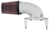 K&N 01-17 Harley Davidson Softail / Dyna FI Performance Air Intake System Silver K&N Engineering Cold Air Intakes  AXOPROS