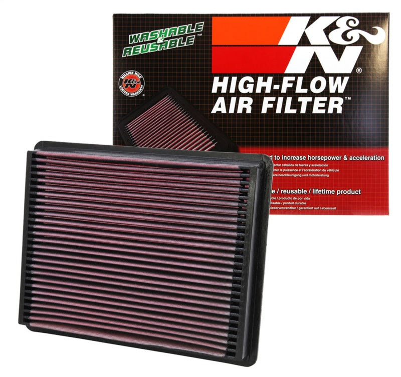 K&N 02-09 Cadillac / 99-09 Chevy/GMC PickUp Drop In Air Filter K&N Engineering Air Filters - Drop In  AXOPROS