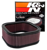 K&N 02-09 Harley Davidson VRSCA V-Rod Replacement Air Filter K&N Engineering Air Filters - Direct Fit  AXOPROS
