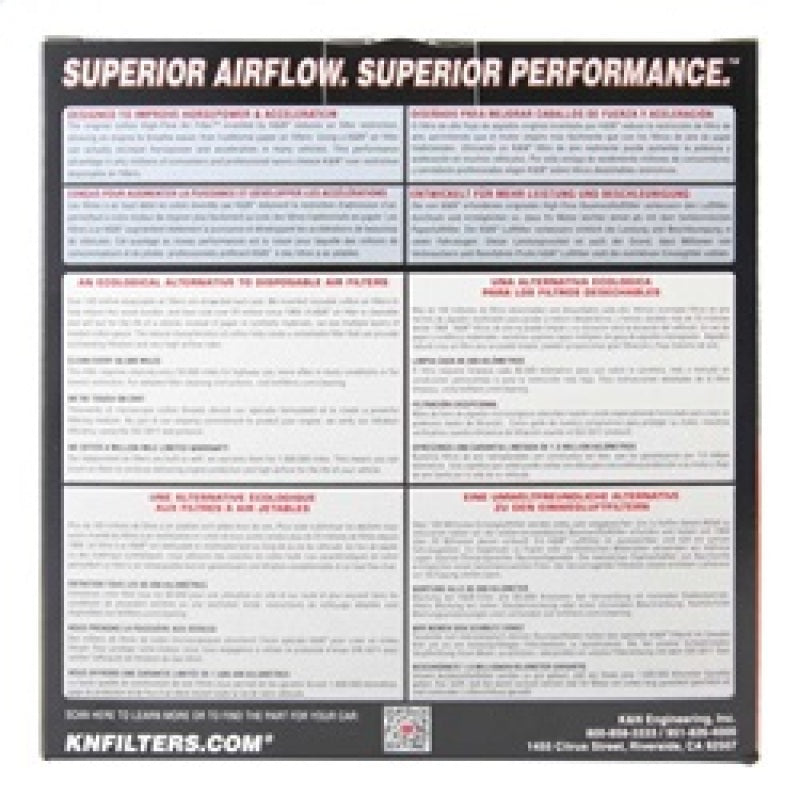 K&N 03-06 Lancer Evo 8/9 Drop In Air Filter K&N Engineering Air Filters - Drop In  AXOPROS