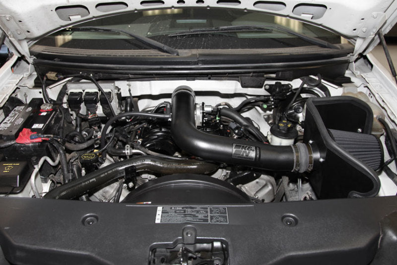 K&N 04-08 Ford F150 V8-5.4L/04-07 Ford Lobo 5.4L V8 Blackhawk Perf Intake Kit K&N Engineering Cold Air Intakes  AXOPROS