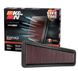 K&N 05-10 Toyota Tacoma/Tundra / 02-09 4Runner / 07-09 FJ Cruiser Drop In Air Filter K&N Engineering Air Filters - Drop In  AXOPROS