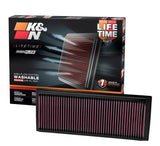 K&N 05-10 VW Jetta/Passat / 07-10 Tiguan / 09-10 GTi / 06-09 EOS Drop In Air Filter K&N Engineering Air Filters - Drop In  AXOPROS