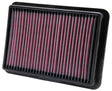 K&N 05-11 Nissan Navara 2.5L L4 10.5in OS Length/7.438in OS Width/1.438in H Replacement Air Filter K&N Engineering Air Filters - Drop In  AXOPROS