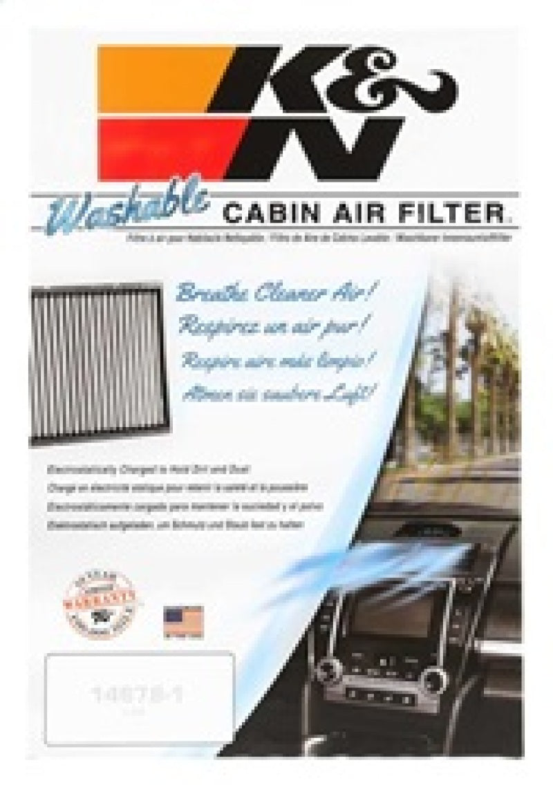 K&N 05-15 Nissan Frontier, Mid-size Pickups & SUVs Cabin Air Filter - 2 per Box K&N Engineering Cabin Air Filters  AXOPROS