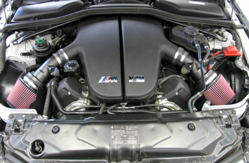 K&N 06-07 BMW M5 5.0L Flat Black Typhoon Short Ram Intake K&N Engineering Cold Air Intakes  AXOPROS