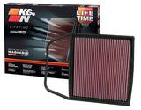 K&N 06-09 BMW 135/335/535 Drop In Air Filter K&N Engineering Air Filters - Drop In  AXOPROS
