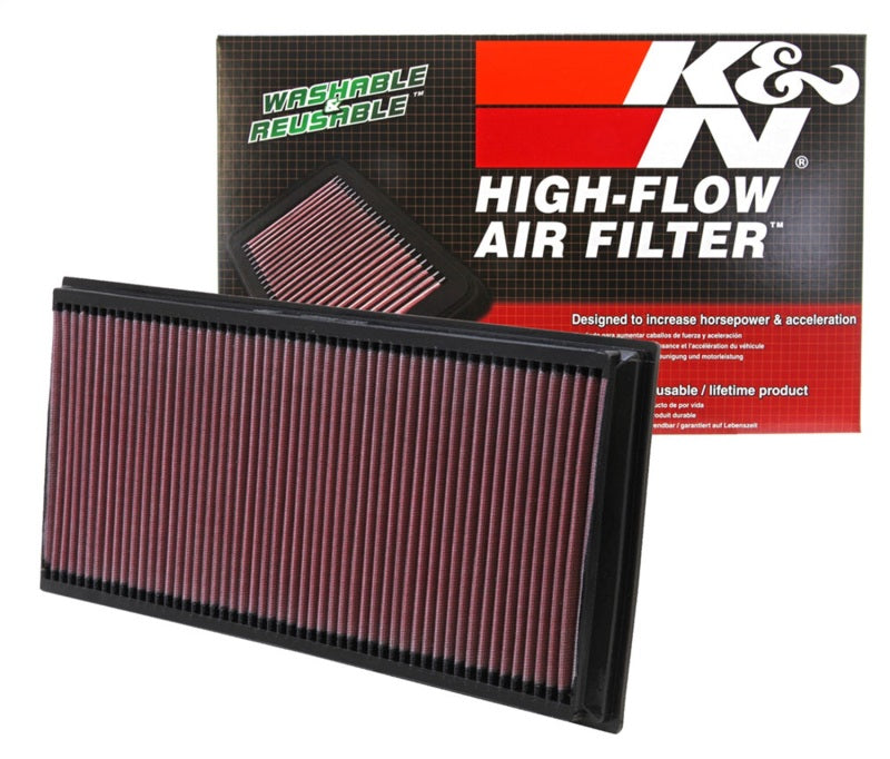 K&N 06-09 L.R. Range Rover / 02-10 VW Touareg / 02-09 Porche Cayenne Drop In Air Filter K&N Engineering Air Filters - Drop In  AXOPROS