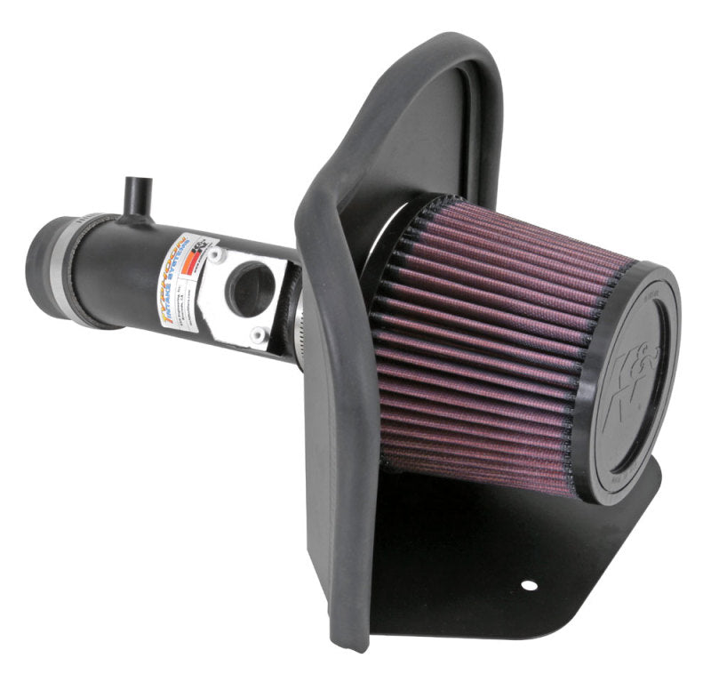 K&N 06-10 Toyota Yaris L4-1.5L Flat Black Typhoon Short Ram Intake K&N Engineering Cold Air Intakes  AXOPROS