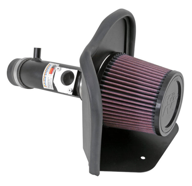 K&N 06-10 Toyota Yaris L4-1.5L Flat Black Typhoon Short Ram Intake K&N Engineering Cold Air Intakes  AXOPROS