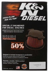 K&N 06 Chevrolet Duramax 6.6L-V8 DSL Drop In Air Filter K&N Engineering Air Filters - Drop In  AXOPROS
