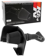 K&N 07-08 Chevy Silverado 1500 4.8L/5.3L V8 / 07-08 GMC Yukon 4.8L/5.3L V8 Black Perf Intake Kit K&N Engineering Cold Air Intakes  AXOPROS