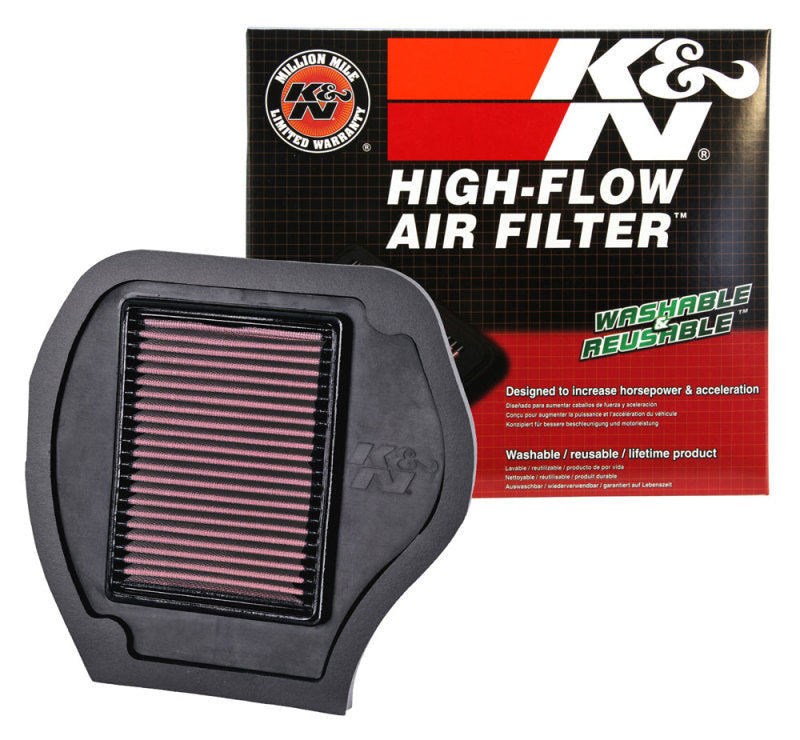 K&N 07-09 Yamaha YFM700F Grizzly FI Auto 4x4 Replacement Air Filter K&N Engineering Air Filters - Drop In  AXOPROS