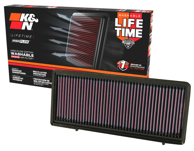 K&N 07-13 Nissan Altima 2.5L-4L Drop In Air Filter K&N Engineering Air Filters - Drop In  AXOPROS