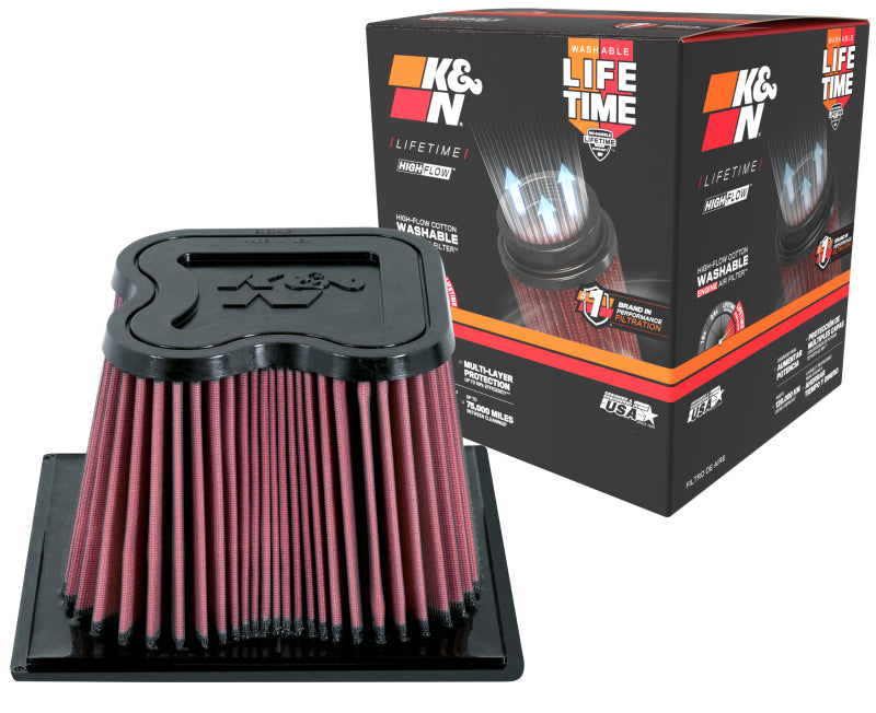K&N 07 Dodge Ram 2500/3500 6.7L-L6 DSL Drop In Air Filter K&N Engineering Air Filters - Drop In  AXOPROS