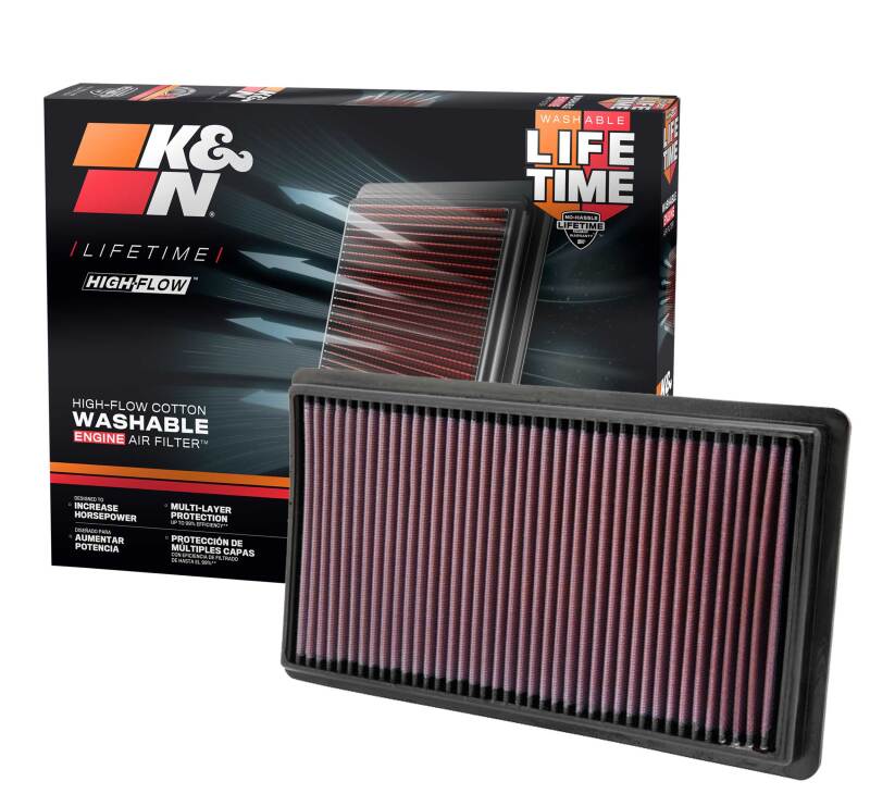 K&N 07 Mazda CX-9 3.5L-V6 Drop In Air Filter K&N Engineering Air Filters - Drop In  AXOPROS