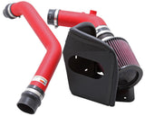 K&N 08-09 Mitsubishi Evo X Wrinkle Red Typhoon Short Ram Intake K&N Engineering Cold Air Intakes  AXOPROS